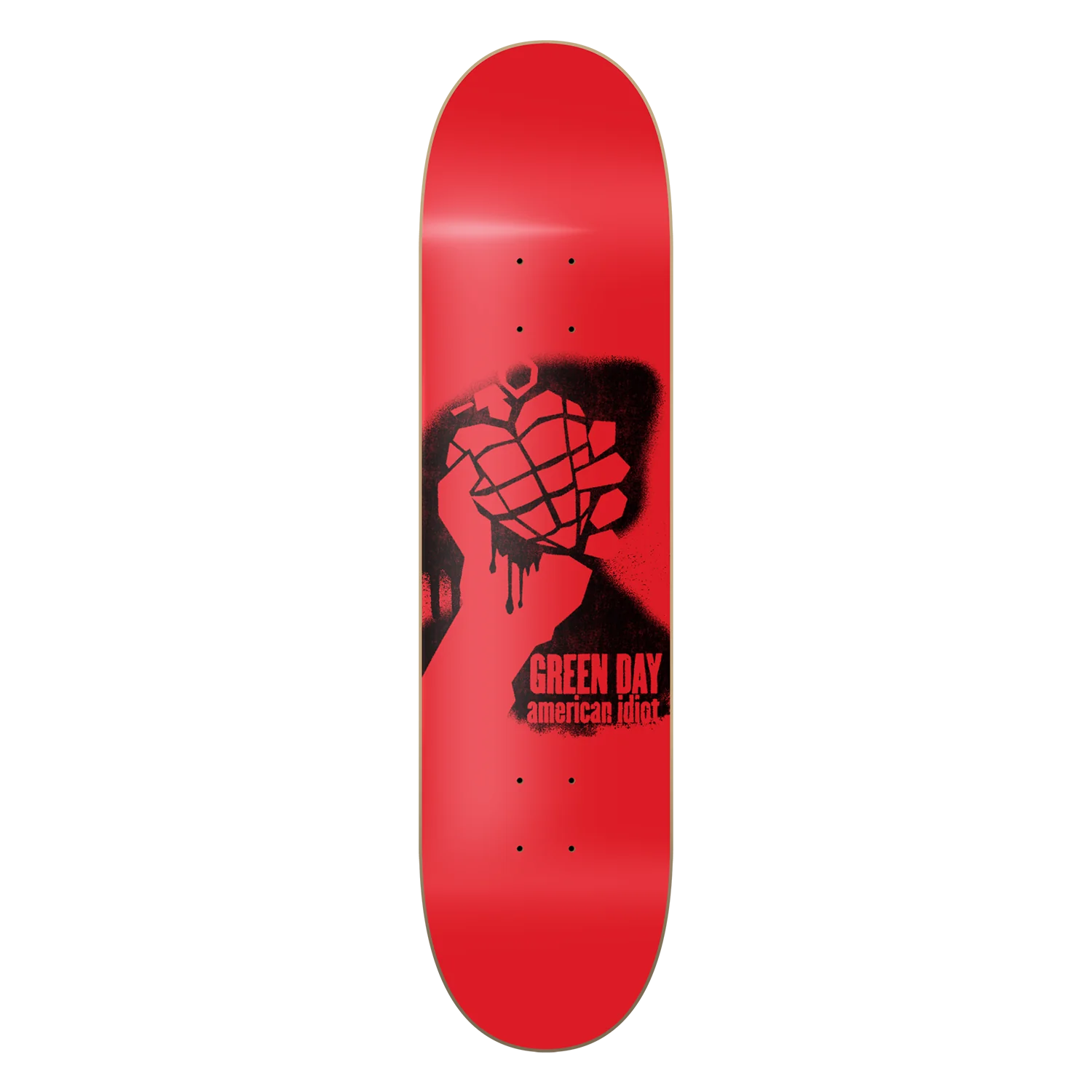 American Idiot Heart Grenade Skate Deck