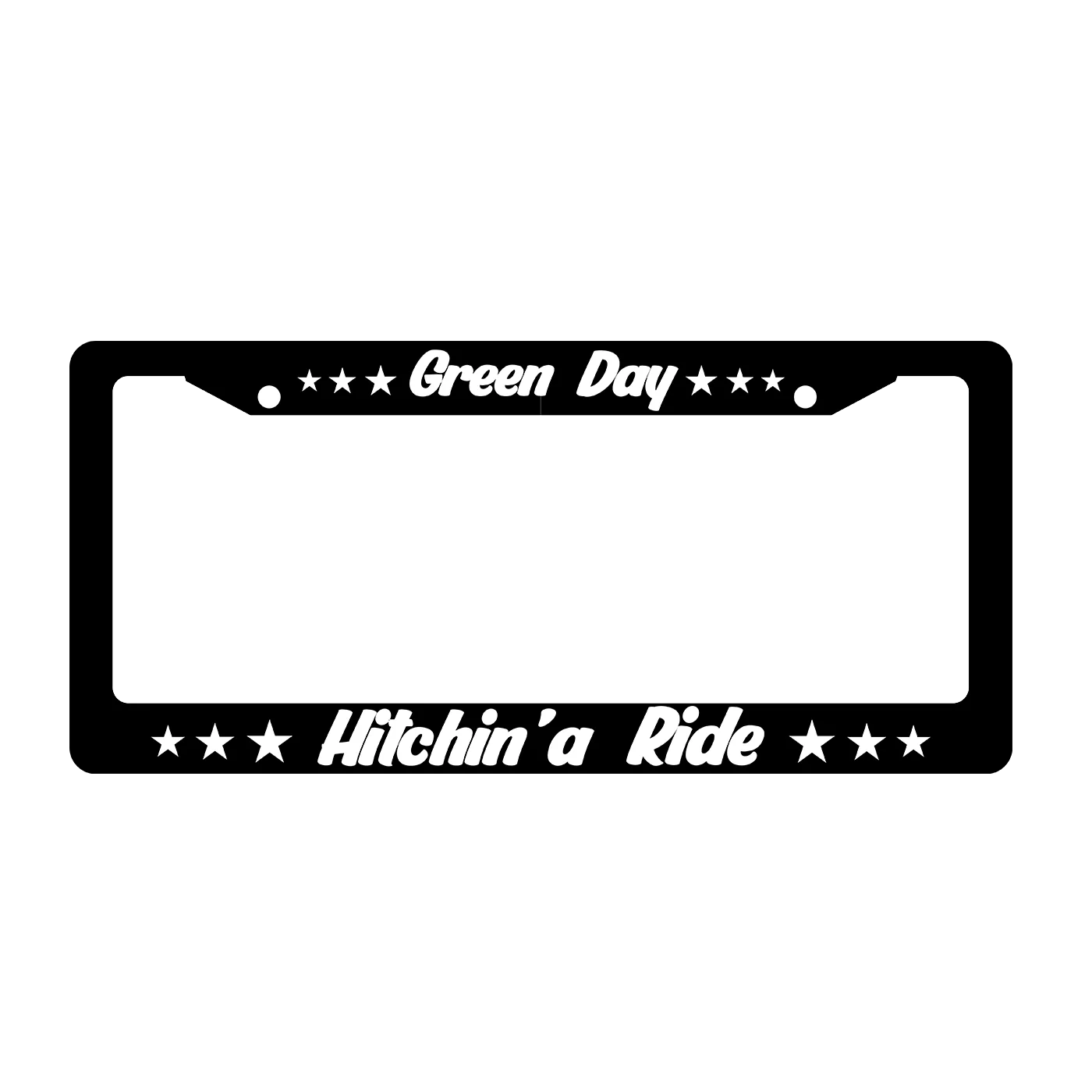Hitchin' A Ride License Plate Frame