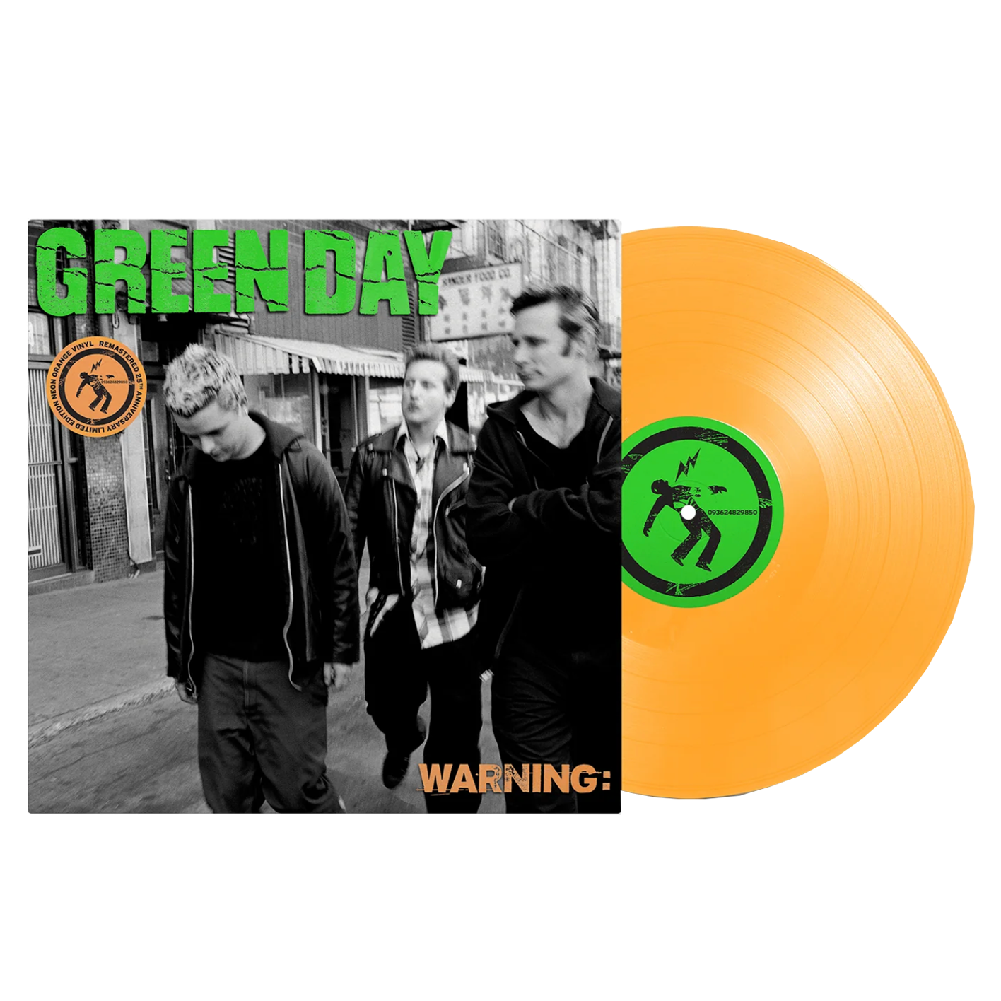 Warning 25th Anniversary Neon Orange Vinyl LP